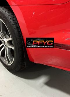 No Drilling Required Stealth Splash Guards for 2015-2017 Mustang